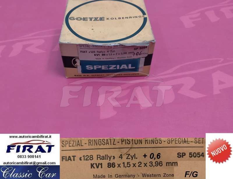 FASCE ELASTICHE FIAT 128 - 128 COUPE' - X1/9 0,6 (SP5054)